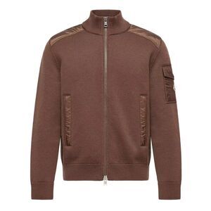 Moncler Men Padded Wool Zip-Up Cardigan